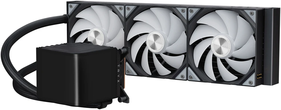 Lian Li O11D EVO RGB + TRYX PANORAMA ARGB Complete Vanduo Cooling - juodas, 360mm