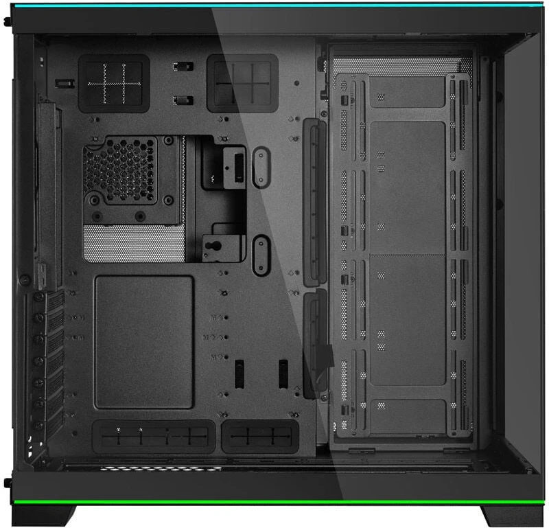 Lian Li O11D EVO RGB + TRYX PANORAMA ARGB Complete Vanduo Cooling - juodas, 360mm
