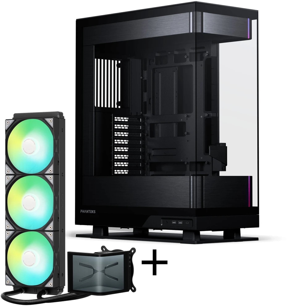 PHANTEKS Evolv X2 + TRYX PANORAMA SE ARGB Complete Vanduo Cooling - juodas, 360mm
