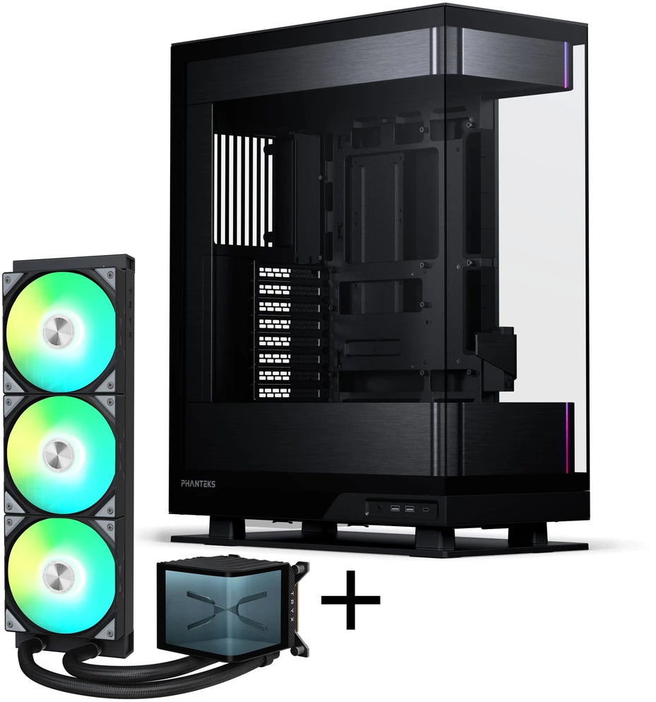 PHANTEKS Evolv X2 + TRYX PANORAMA ARGB Complete Vanduo Cooling - juodas, 360mm