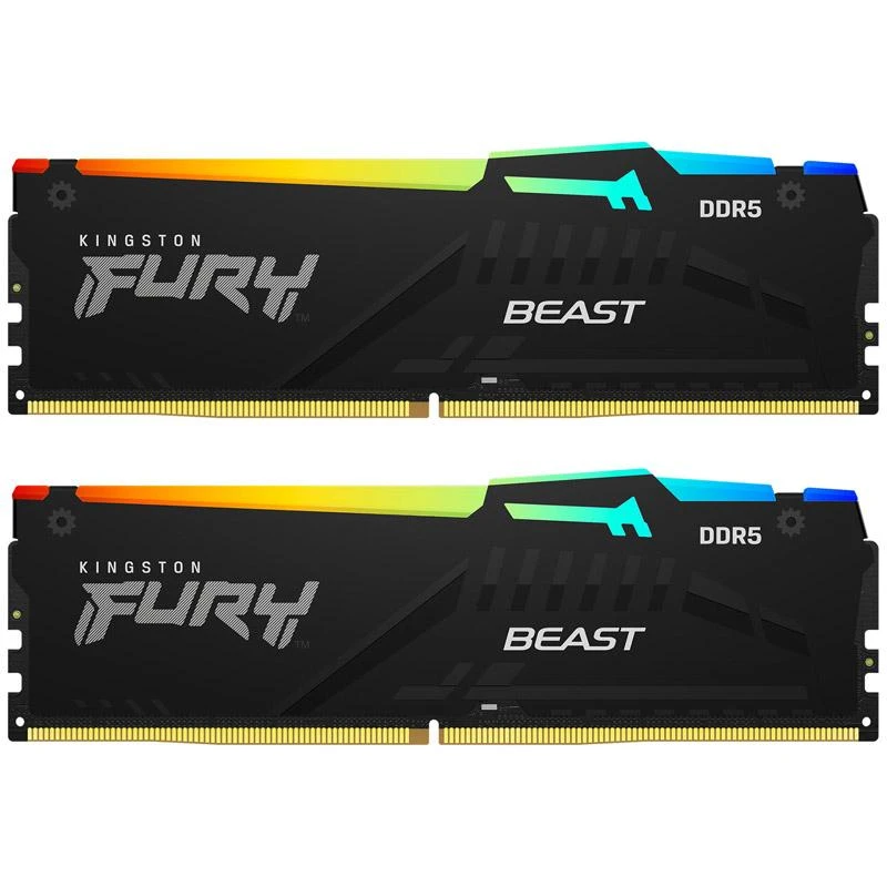 Kingston Fury Beast DDR5 RGB atminties komplektas