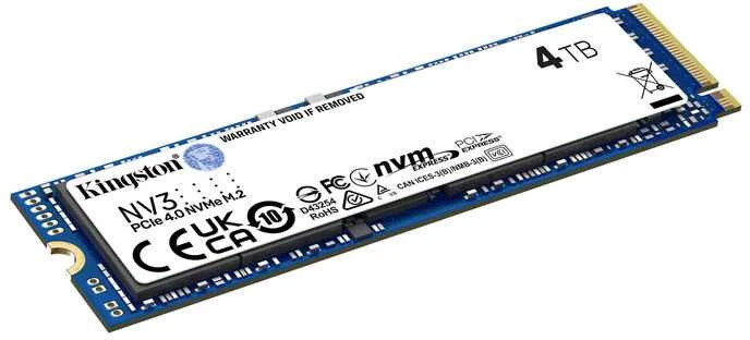 Kingston SSD 4TB NV3 M.2 2280 PCIe 4.0 NVMe SSD