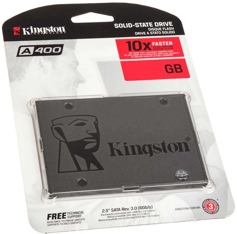 KINGSTON SSD SATA 2.5" 480GB TLC, SA400S37/480G 