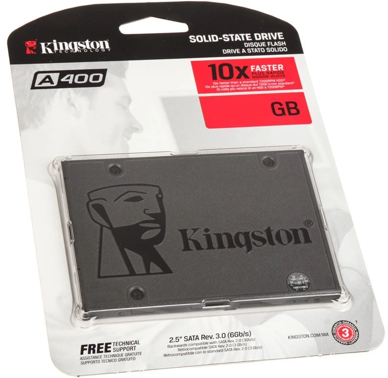 KINGSTON SSD SATA 2.5" 480GB TLC, SA400S37/480G 