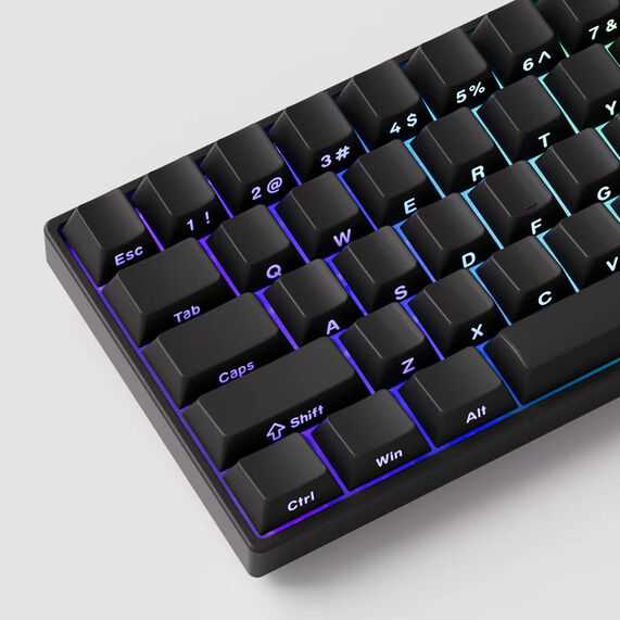 Laidinė klaviatūra Akko MonsGeek FUN60 Pro Gaming, USB-C, RGB, magnetiniai perjungikliai, ANSI (US), Juodos spalvos