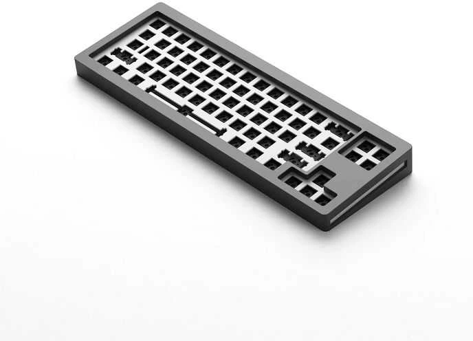 Akko MonsGeek M7 VIA Barebone žaidimų klaviatūra, 65%, Hot-Swappable, RGB, ANSI išdėstymas – juodos spalvos