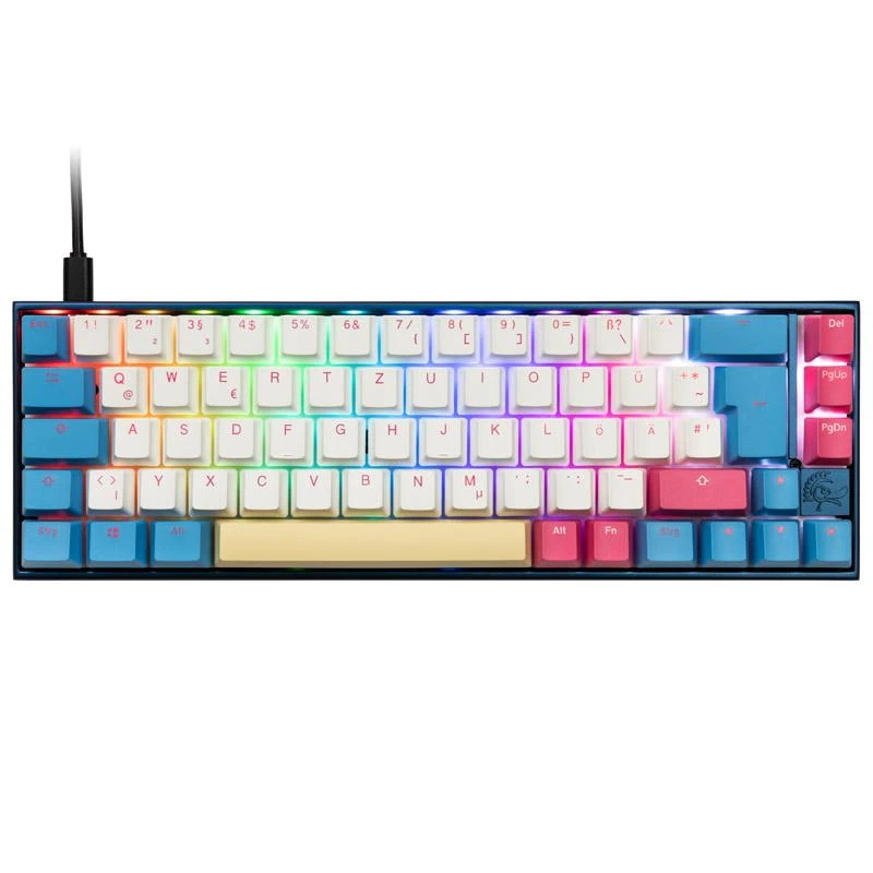 Klaviatūra Mėlynas „Ducky Mecha SF Limited Dawn“ leidimas, RGB LED – MX mėlyna