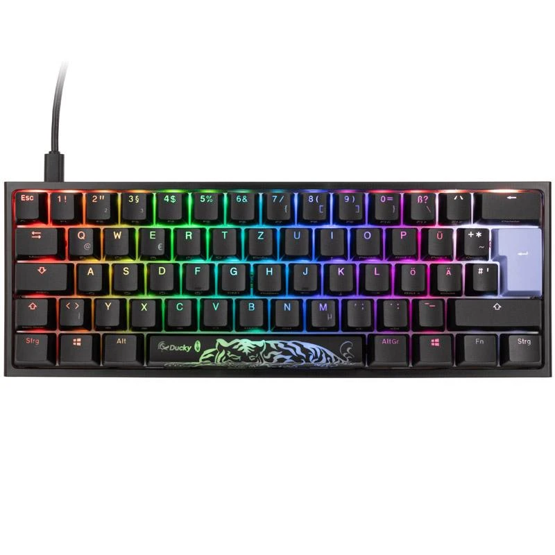 Ducky One 2 Pro Mini Klaviatūra žaidimams, RGB LED - Kailh Raudona