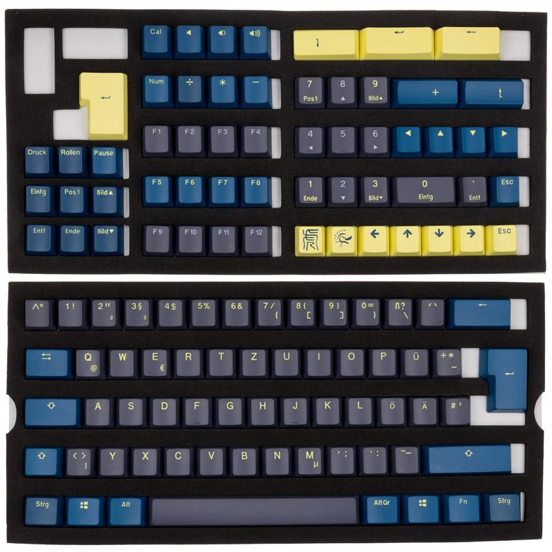 Klaviatūra Ducky PBT Double-Shot Keycap Set Daybreak – DE išdėstymas ...