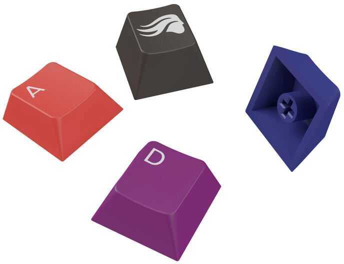 Klaviatūra Glorious GPBT Gradient Keycaps, ANSI išdėstymas US, PBT, Dye-Sub – Celestial Fire