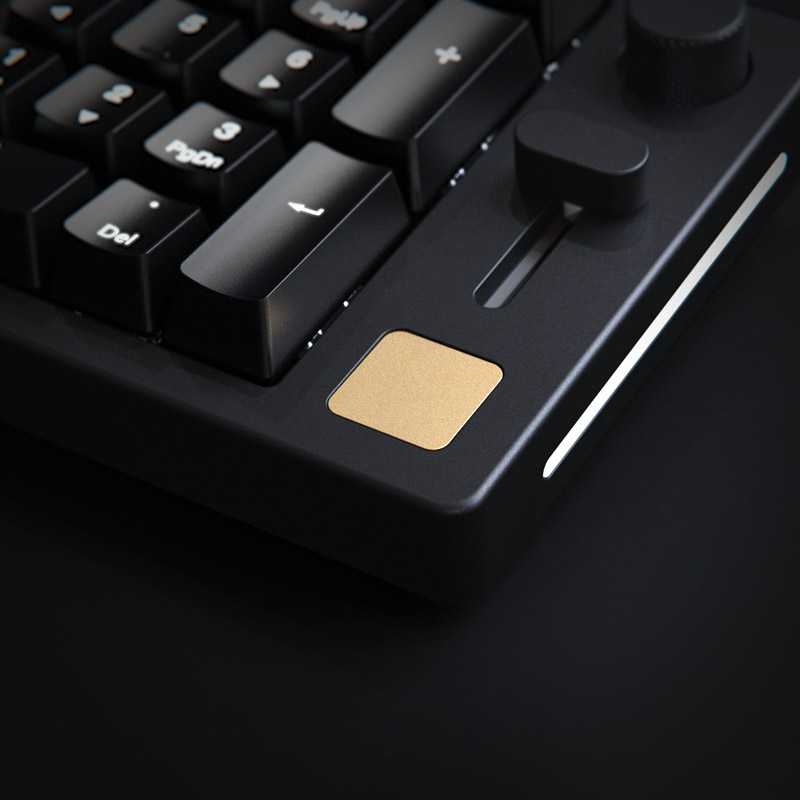 Klaviatūra Glorious Numpad Blank Badge - Gold