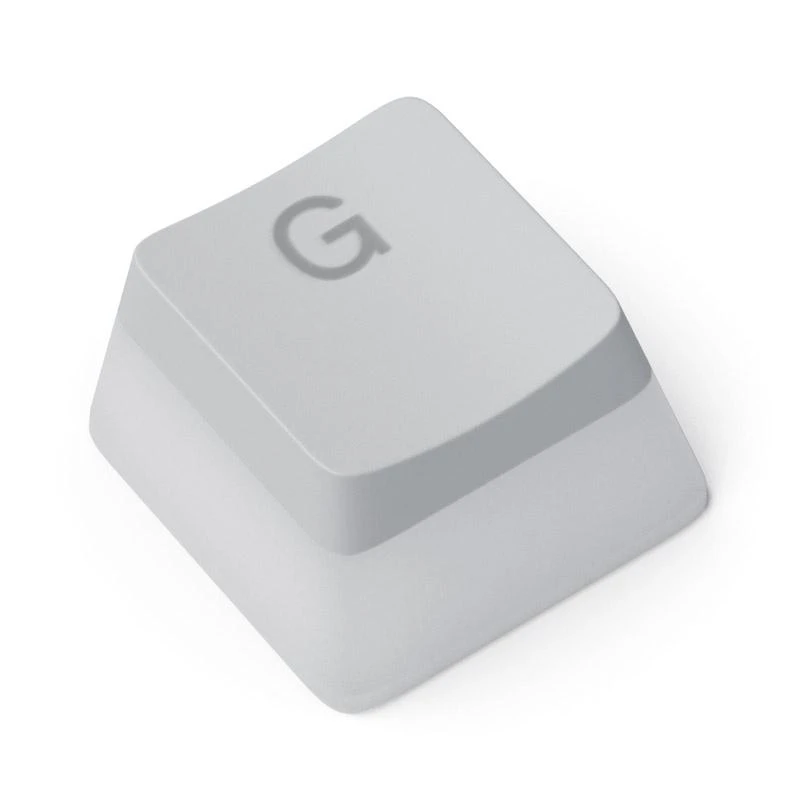 Klaviatūra Glorious Aura Keycaps – 145 Keycaps, US išdėstymas, baltos spalvos