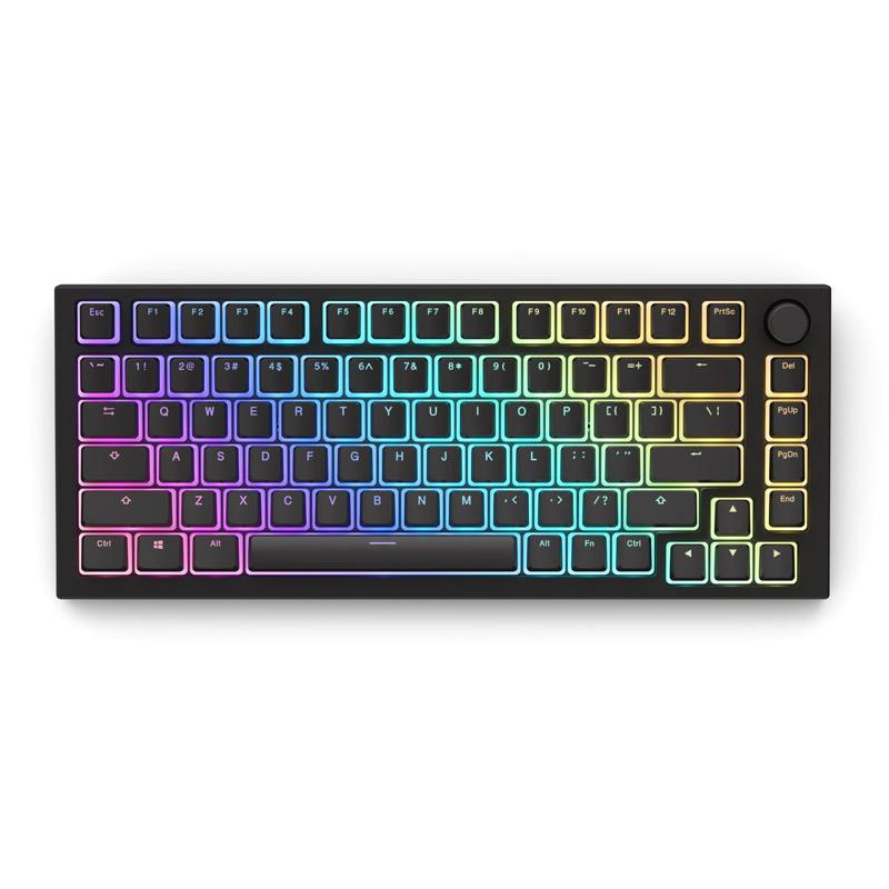 Klaviatūra Glorious Aura Keycaps - 145 Keycaps, US išdėstymas, juodos spalvos
