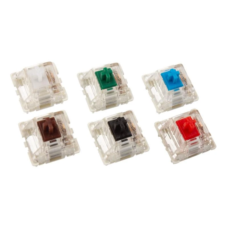 Glorious Gateron Black Switches klavišai klaviatūrai (120 vnt)
