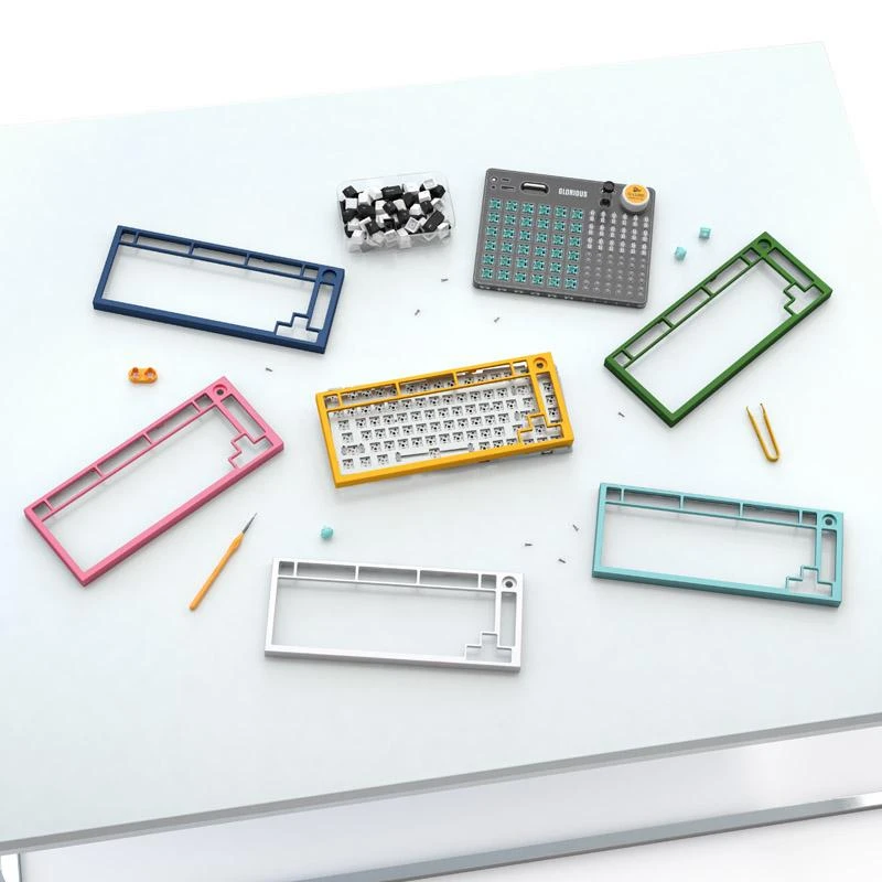 Klaviatūra Glorious GMMK PRO Top Frame – aqua mėlynas