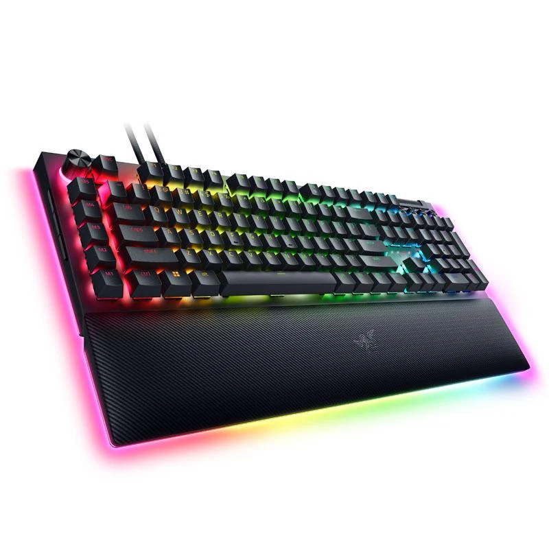 Razer BlackWidow V4 Pro Klaviatūra žaidimams, Žalias Switch, USB, DE išdėstymas