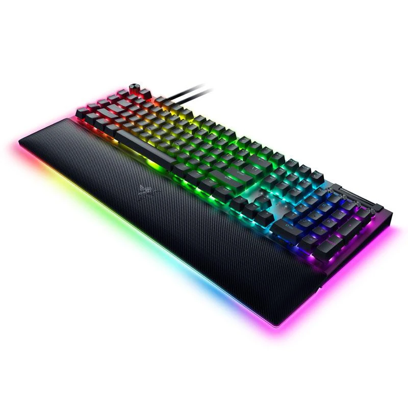 Razer BlackWidow V4 Pro Klaviatūra žaidimams, Žalias Switch, USB, DE išdėstymas