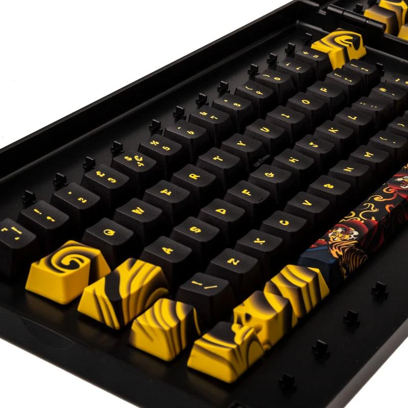 Klaviatūra Traitors TIGER SKETCH Limited Keycap Set, PBT UK išdėstymas