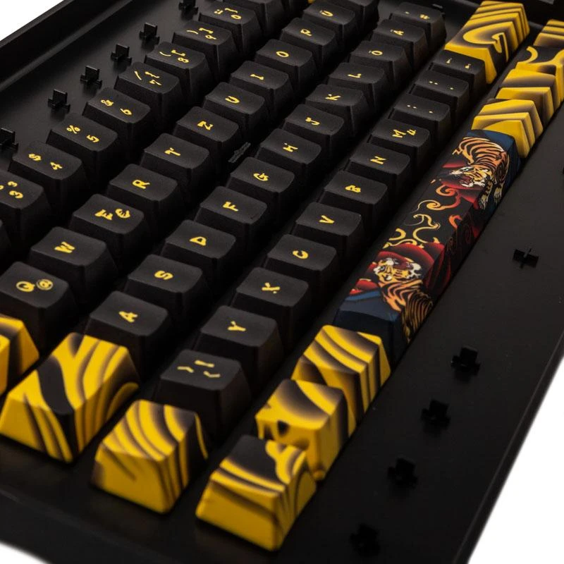 Klaviatūra Traitors TIGER SKETCH Limited Keycap Set, PBT (DE)