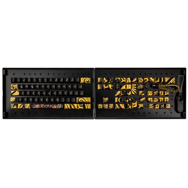 Klaviatūra Traitors TIGER SKETCH Limited Keycap Set, PBT (DE)