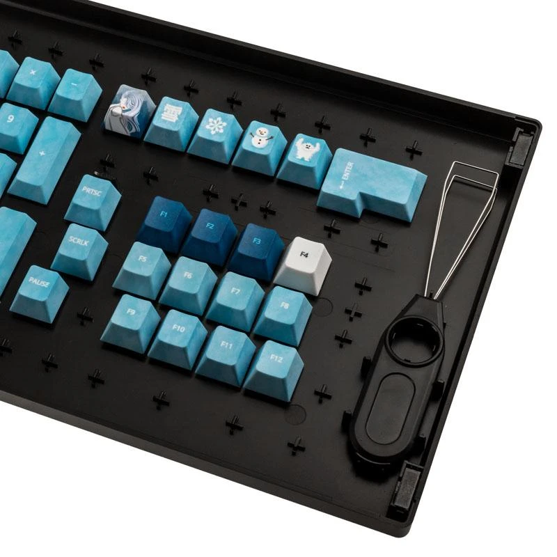 Klaviatūra Traitors YUKI ONNA Keycap Set UK išdėstymas