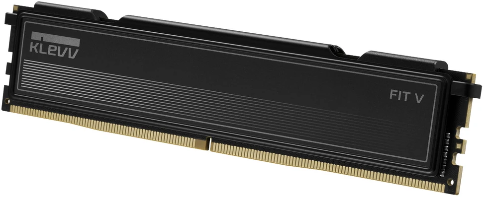 KLEVV FIT V DDR5-6400 RAM, CL32, XMP & EXPO – 32 GB Dual Kit, juodas