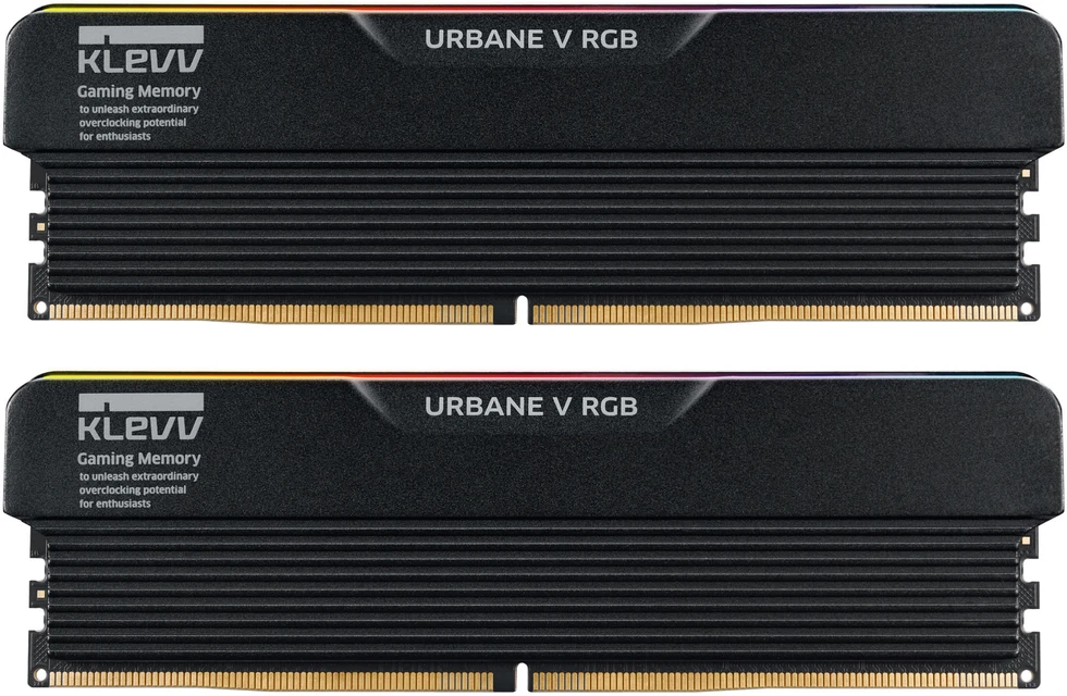 RAM Atmintis Klevv 32GB (16GBx2) Urban V RGB 6000 CL28 Juodas (KD5AGUA80-60B280V)