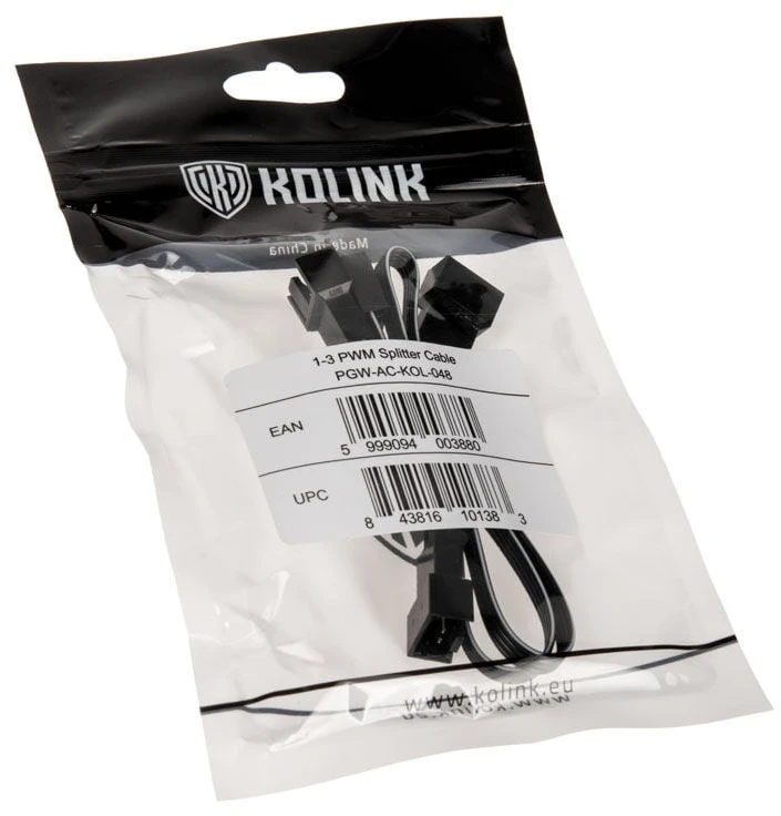 Kolink 1-2 PWM ventiliatoriaus skirstytuvo kabelis – 35 cm