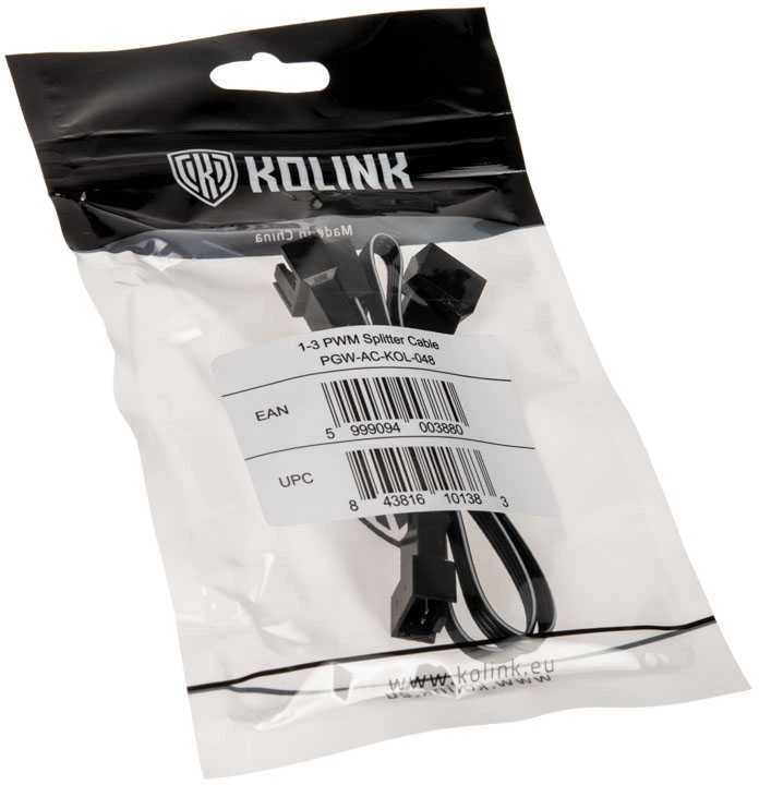 Kolink 1-2 PWM ventiliatoriaus skirstytuvo kabelis – 35 cm