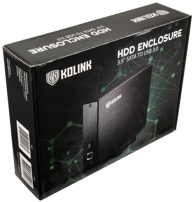 Kolink 3.5 inch USB 3.0 external enclosure – juodas