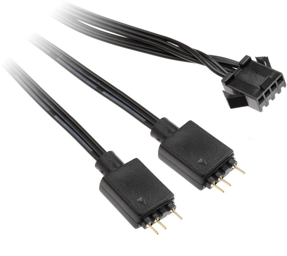 Kolink 4 kontaktų ventiliatoriaus ir 3 kontaktų 5 V ARGB laido adapteris