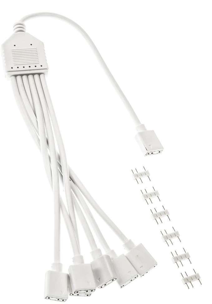 Kolink ARGB 1-6 skirstytuvo kabelis, Ø 30 cm, baltas