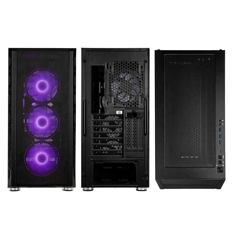 Kolink Citadel Mesh ATX ARGB Midi-Tower – juodos spalvos