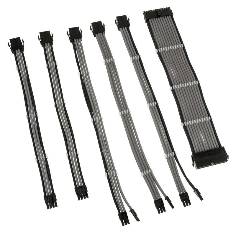 Kolink Core Adept Braided Cable Extension Kit – pilkos spalvos