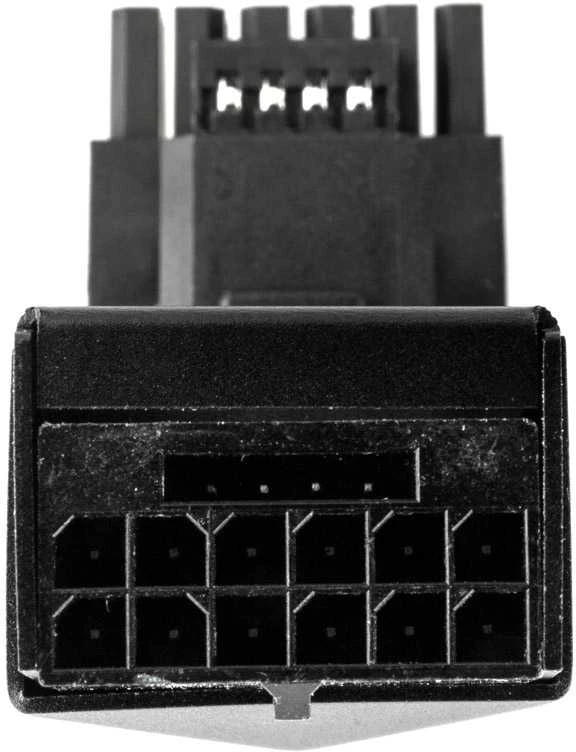 Kolink Core Pro 12V-2×6 90 Degree Adapteris – Type 2, juodos spalvos