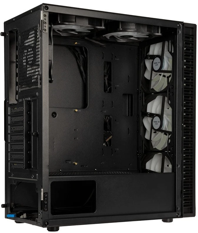 Kolink Observatory HF Glass ARGB Mid Tower – Juodas