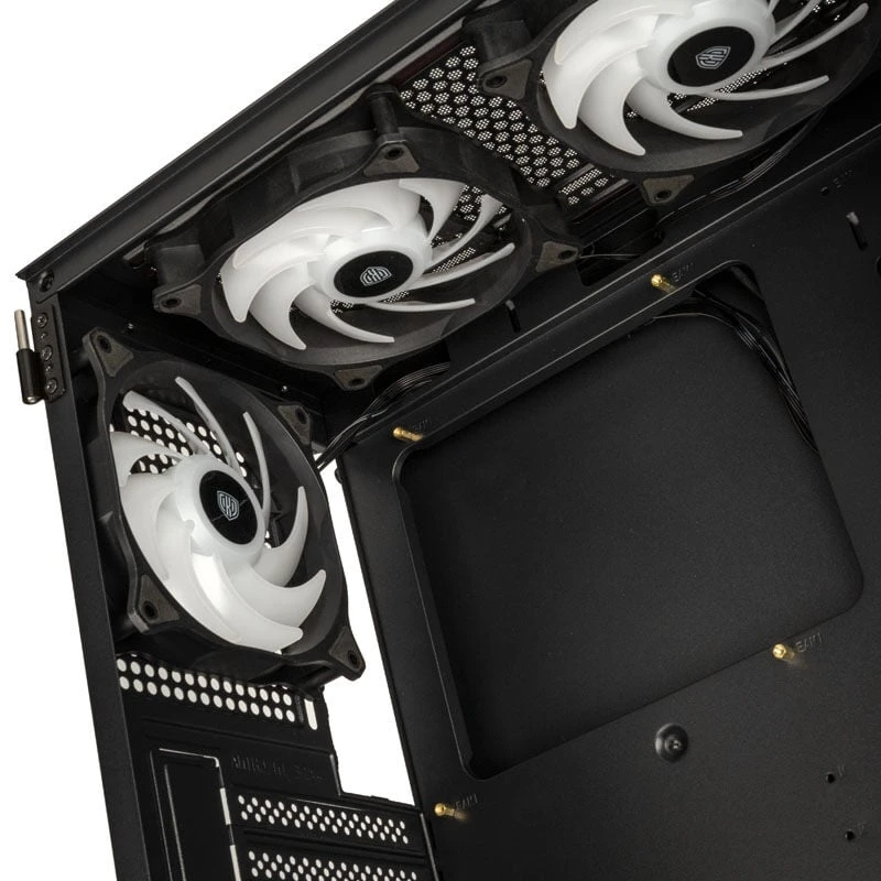 Kolink Observatory HF Glass ARGB Mid Tower – Juodas