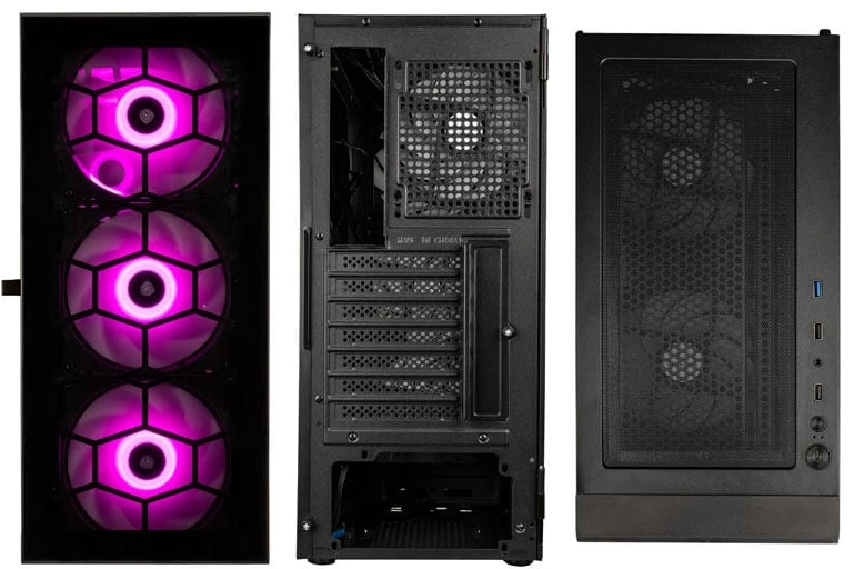 Kolink Observatory HF Glass ARGB Mid Tower – Juodas