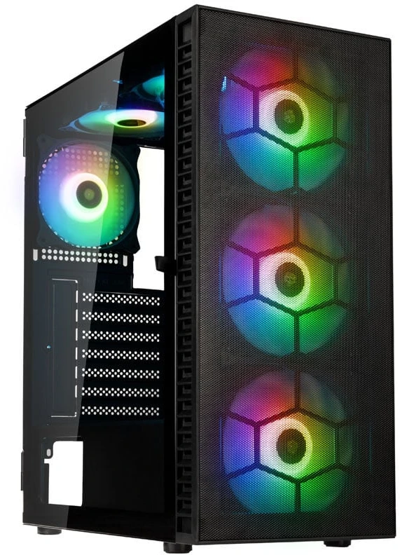 Kolink Observatory HF Mesh ARGB Midi-Tower – juoda