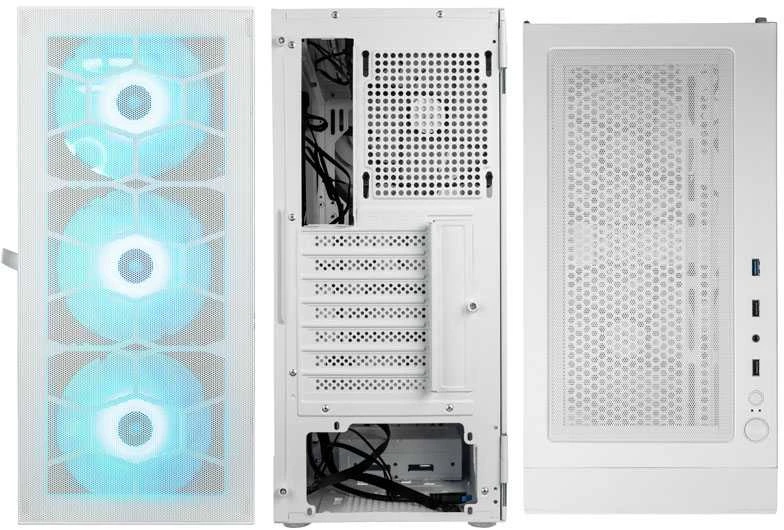 Kolink Observatory HF Mesh ARGB Midi-Tower – baltos spalvos