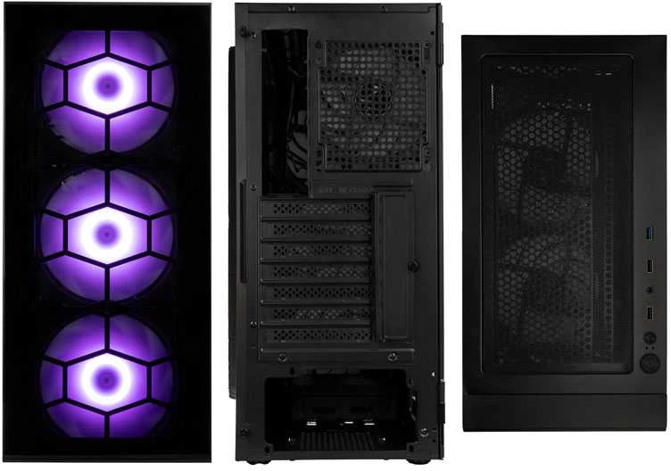 Kolink Observatory HF Plus Glass ARGB Mid Tower – juodas