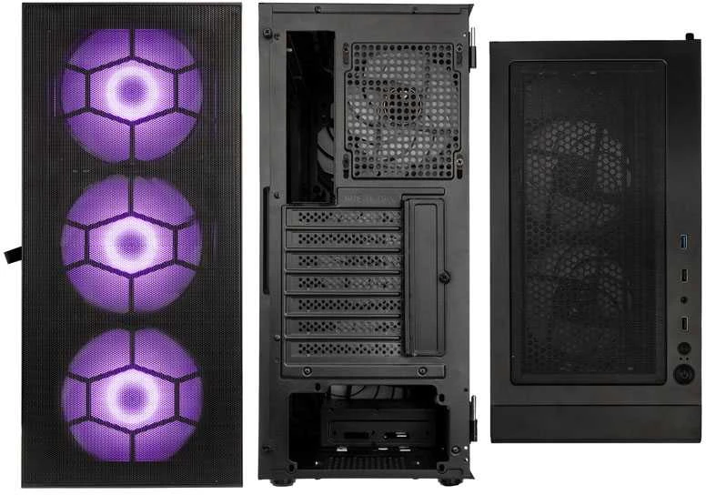 Kolink Observatory HF Plus Mesh ARGB Mid Tower – juodas