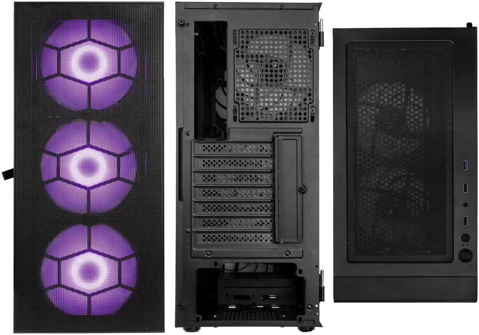 Kolink Observatory HF Plus Mesh ARGB Mid Tower – juodas