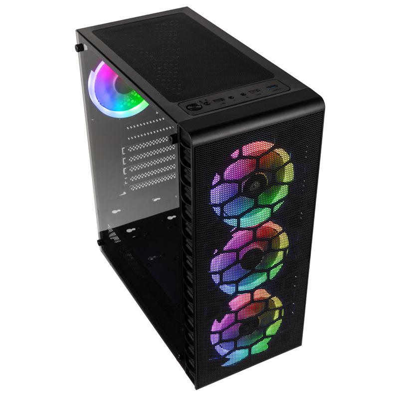 Kolink Observatory Lite Mesh RGB juoda