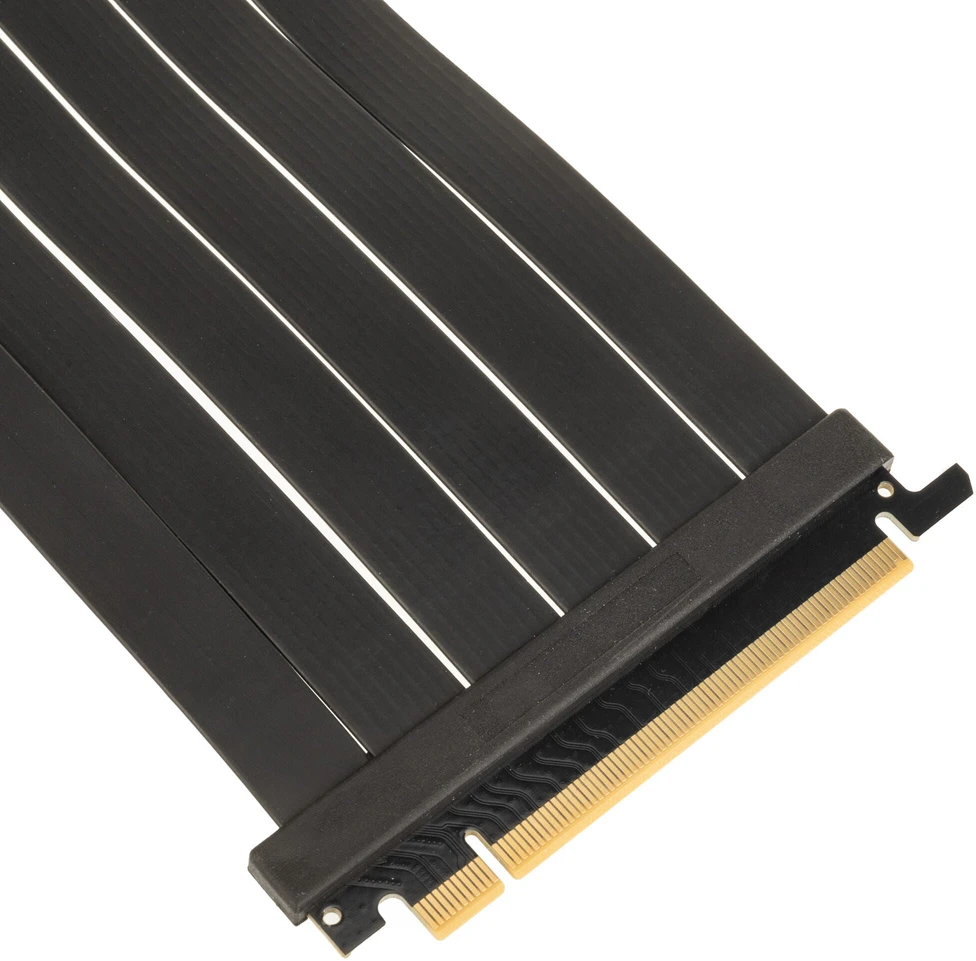 Kolink PCIe 5.0 Riser Cable, 180 degrees, x16 – juodas, 300mm