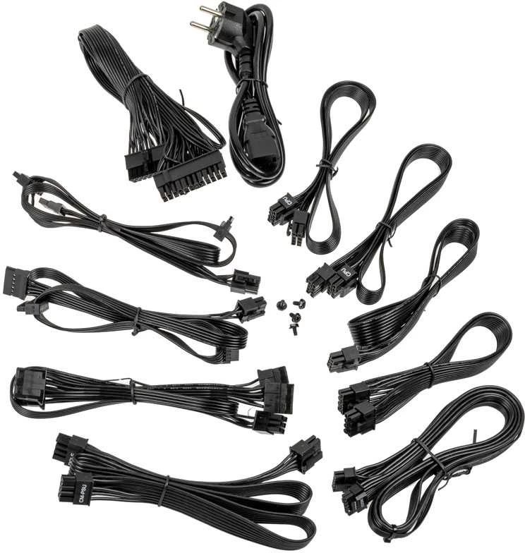 „Kolink Regulator 80 PLUS Gold“ maitinimo blokas, ATX 3.0, PCIe 5.0, modulinis – 850 vatų