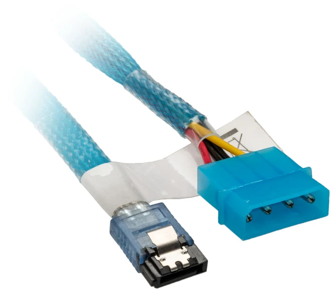 Kolink SATA Data & Power Cable, Internal - Mėlyna