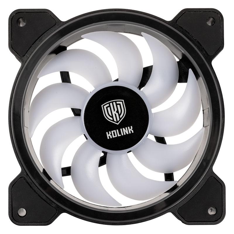 Kolink Umbra HDB ARGB LED PWM - 120 mm, ventiliatorius, 12 cm, juodas, baltas