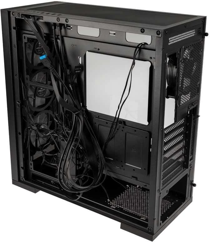 Kolink Unity Meshbay ARGB Midi-Tower, Tempered Glass – juodos spalvos