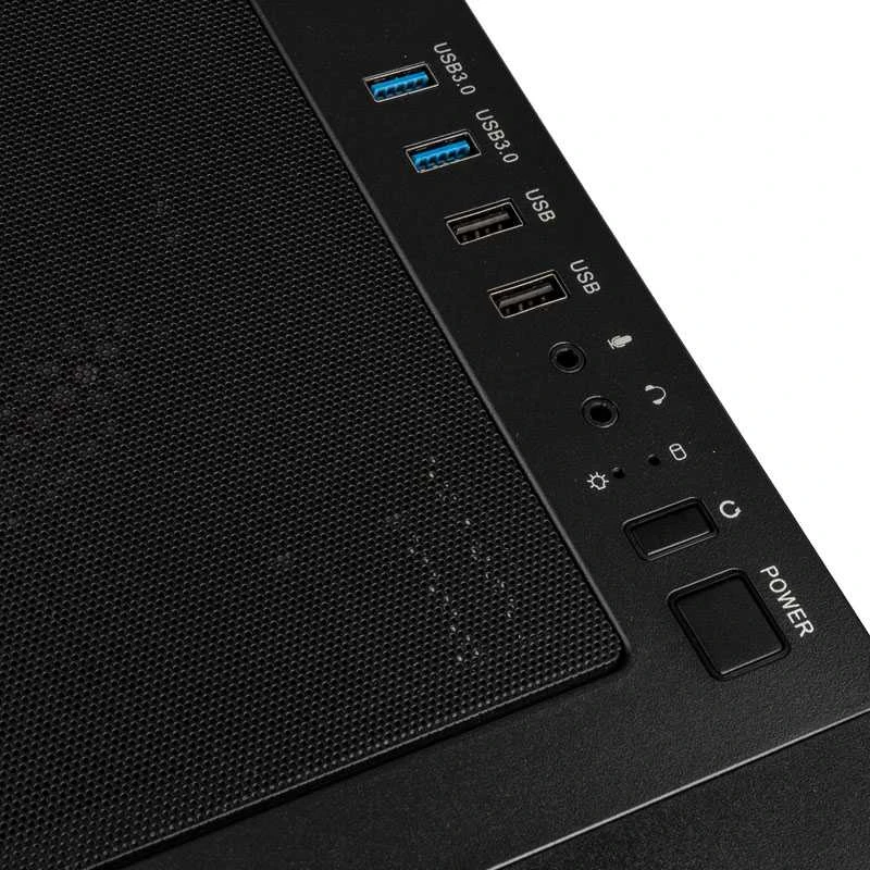 Kolink Unity Meshbay Performance Midi-Tower, Mesh – juodos spalvos